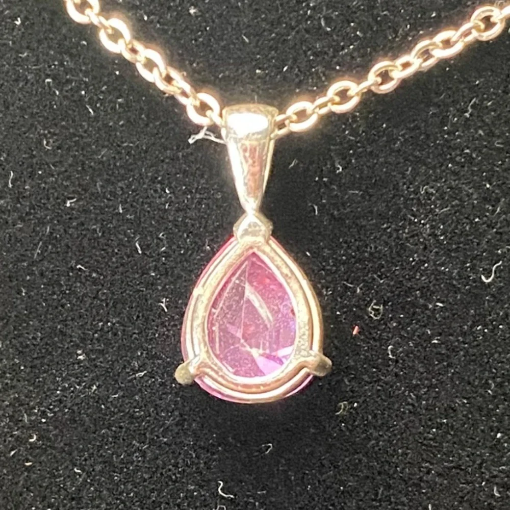 AVON Pink Pendant Necklace